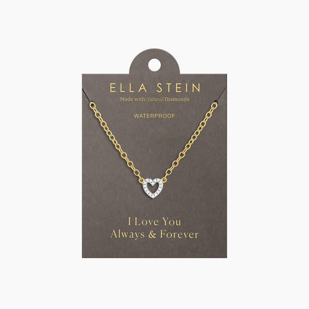 Gold Petite Heart Pendant Necklace