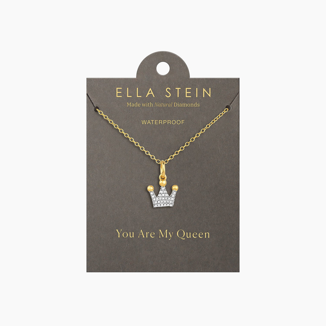 Gold Queen Of All Things Pendant Necklace