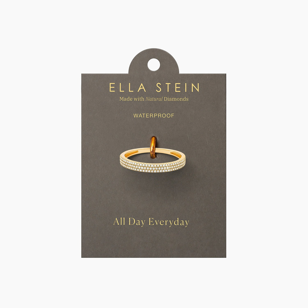 Gold Triple Row Stack Ring