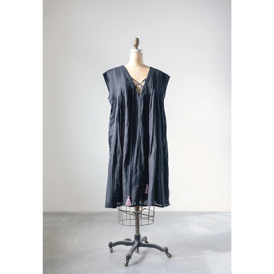 Linen Adelyn Dress, Large