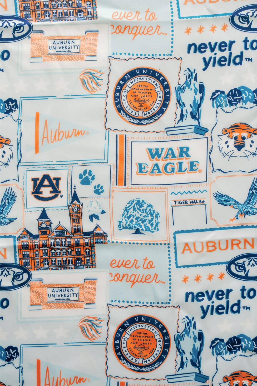 Gracefully Made Art - Auburn University Silk Scarf