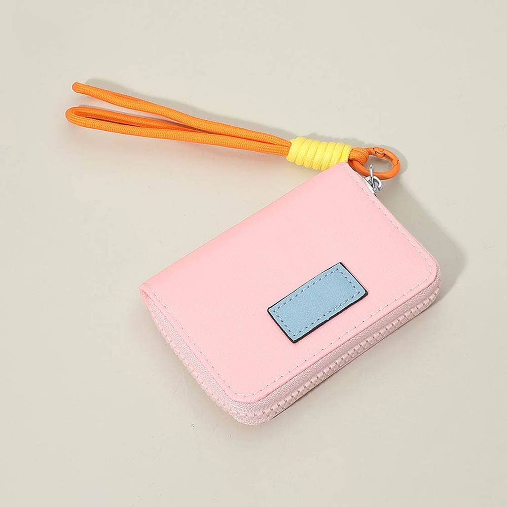 Sensibling Corp. - Compact Zip Around Mini Wallet: Pink