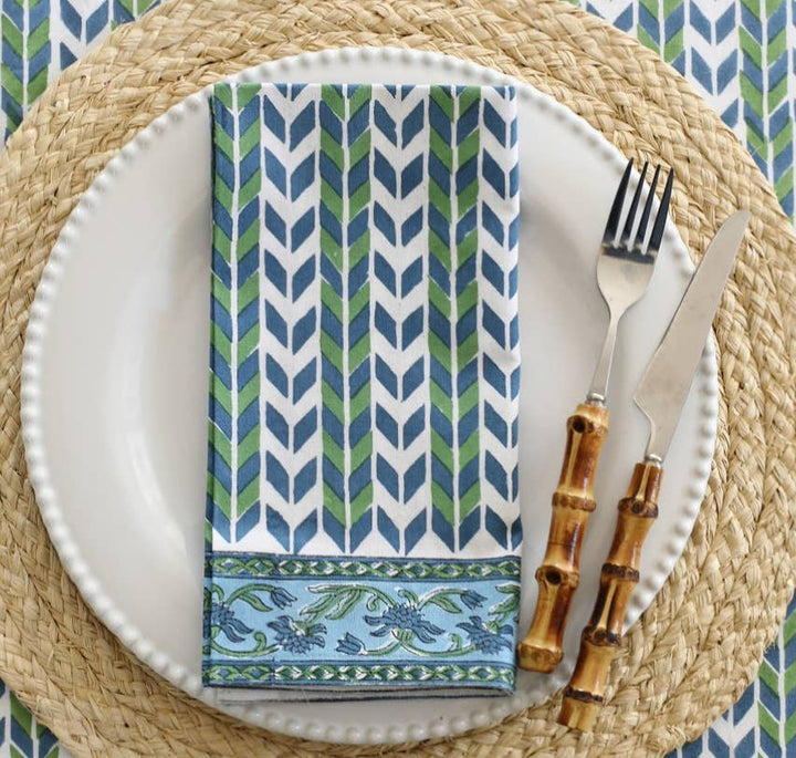 PACIFIC & ROSE TEXTILES - Napkin Larisa, Set of 4