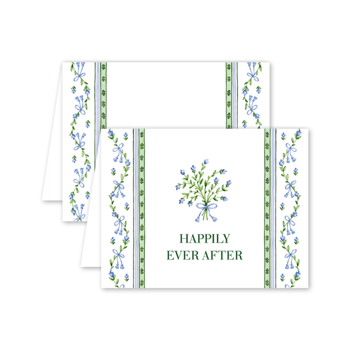 Dogwood Hill - Broderie Bleue Wedding: Single Card