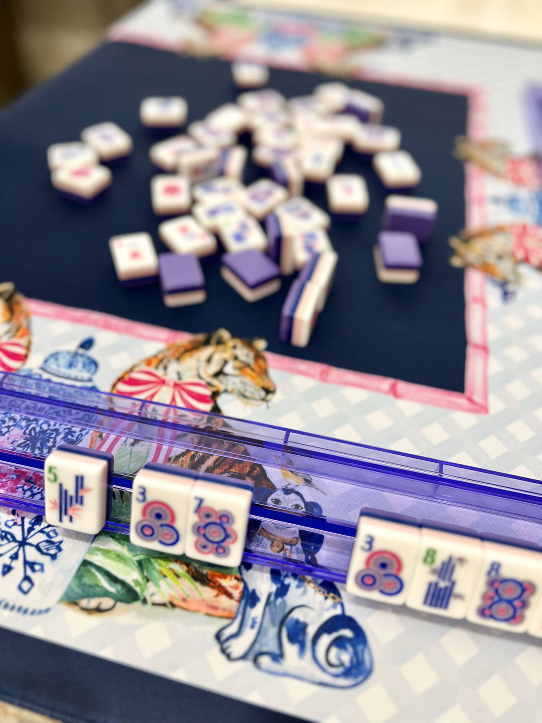 TAYLOR GRAY - Mahjong Mat Chinoiserie