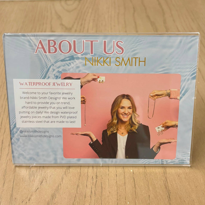 Nikki Smith Designs - About us- 7x5 Display