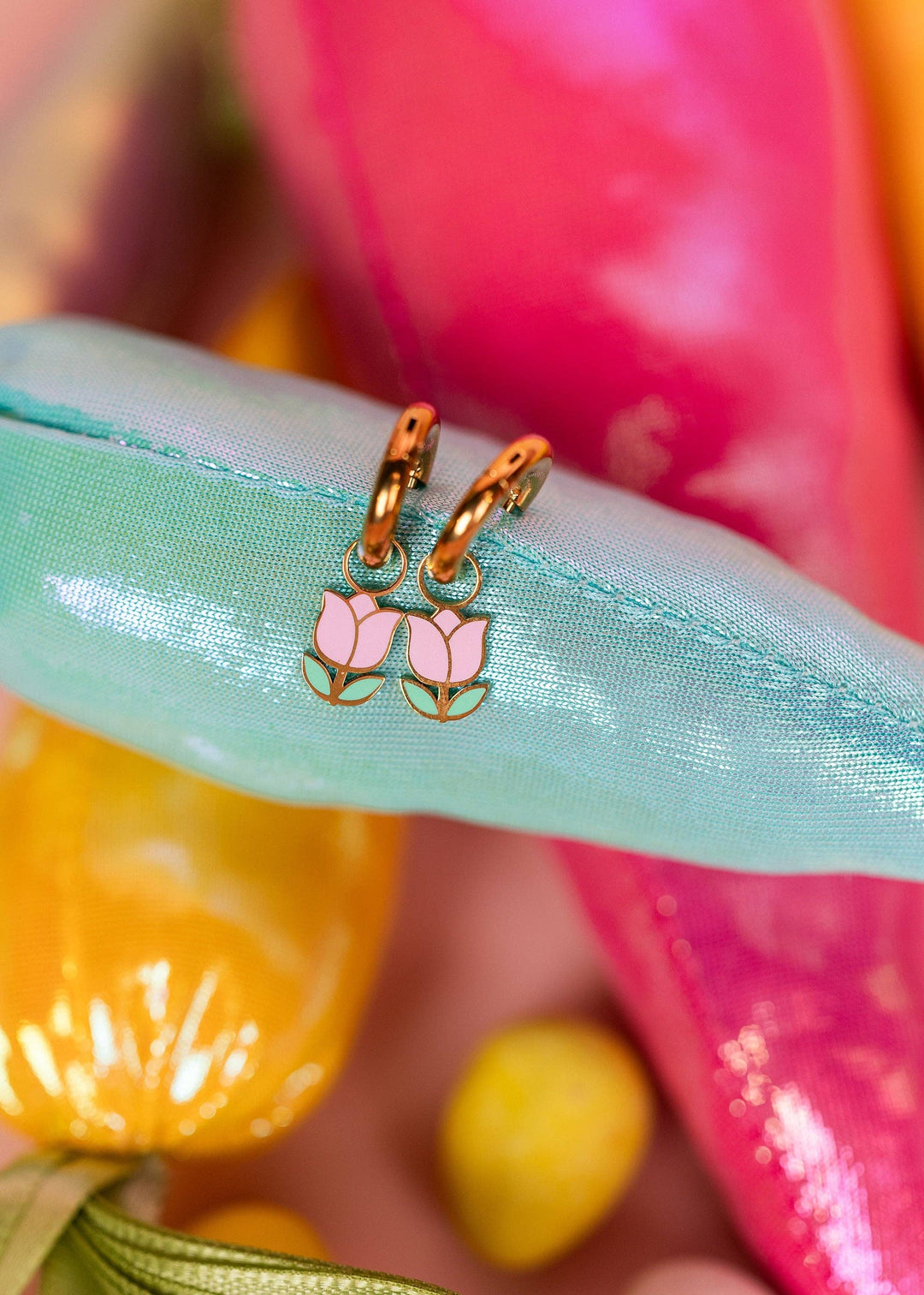 Pierced Co - Pink Tulip Charms