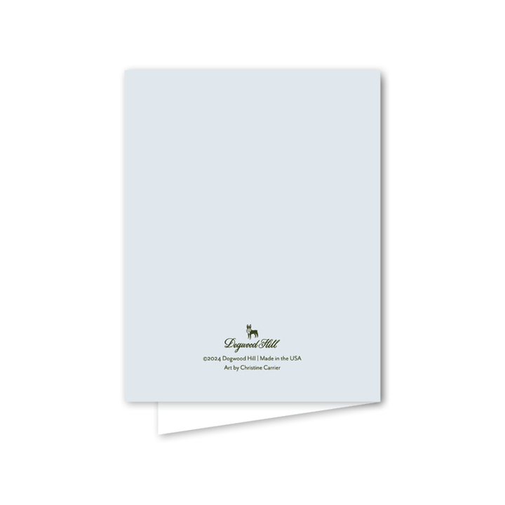 Dogwood Hill - Winter Vine Pup: Single Card