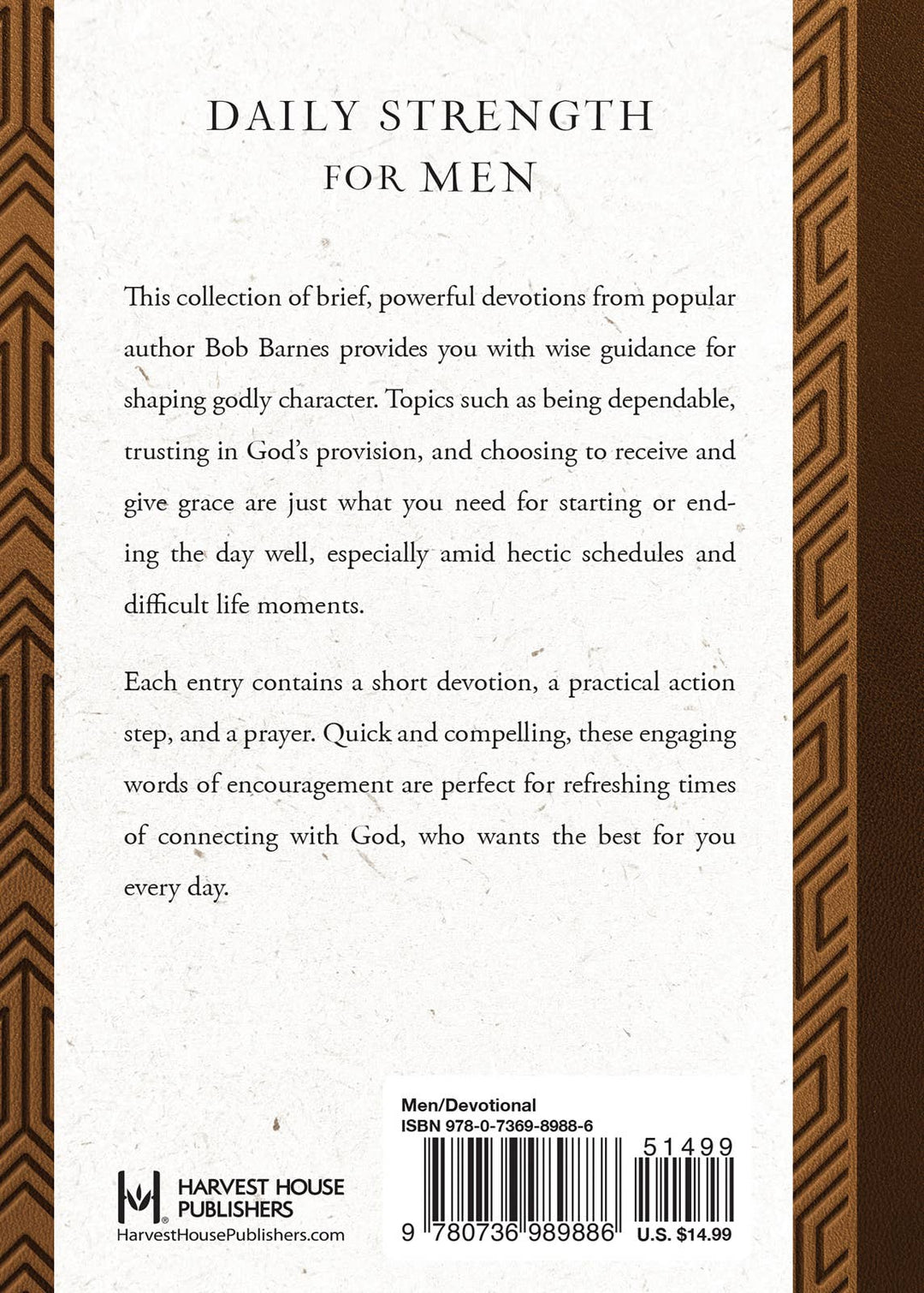 Harvest House Publishers Gift & Specialty Books - Five-Minute Devotions for Men (Milano Softone): English