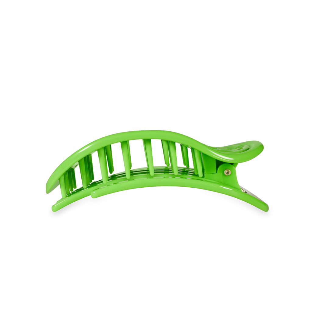 TELETIES - Flat Round Hair Clip | Medium | Glow For It