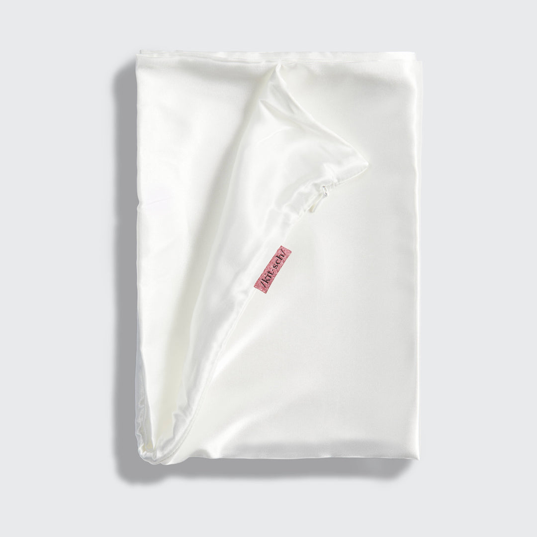 KITSCH - Satin Pillowcase Standard - Ivory