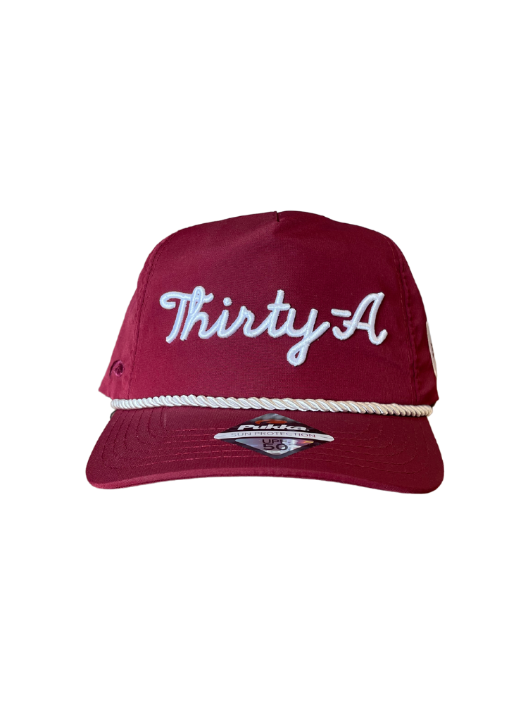 30A Gear - Thirty-A Script Hat With SEC Colorways: Alabama