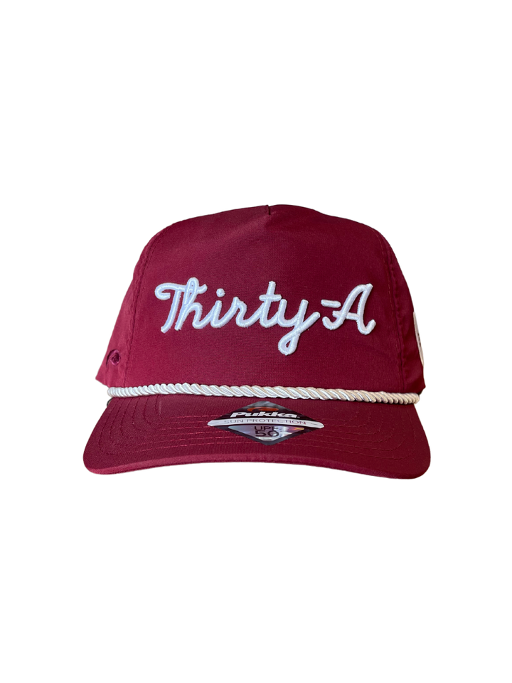 30A Gear - Thirty-A Script Hat With SEC Colorways: Alabama