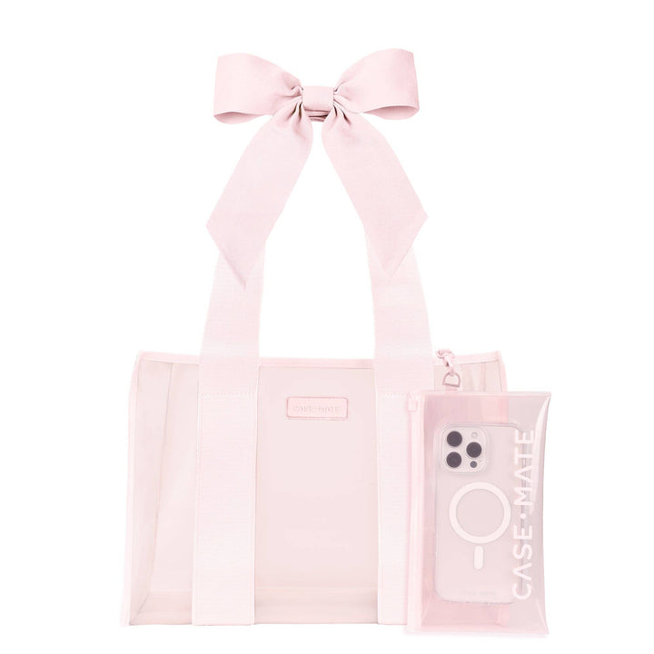 Case-Mate - Case-Mate Ballet Pink Bow Jelly Tote Bag (Medium)