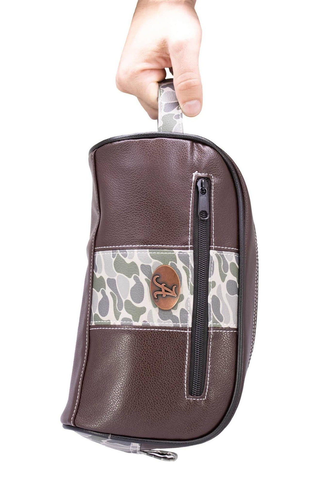 Zep-Pro - Alabama Crimson Tide Men's Camo Dopp Kit.: Brown/Tan