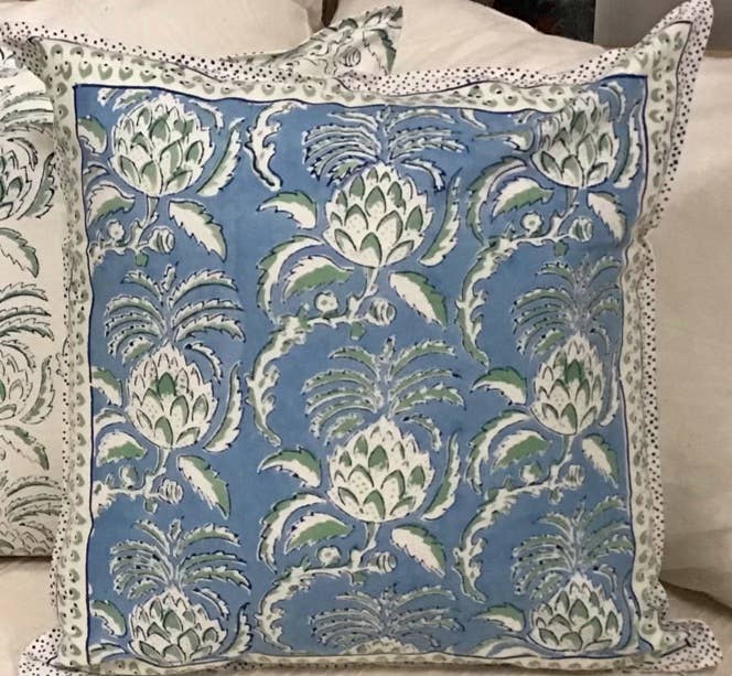 natural habitat - Pillow Printed 18" x 18" Thistle