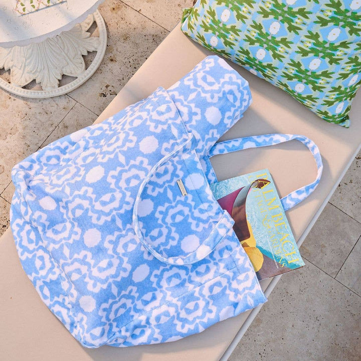 Laura Park Designs - Aspen Chambray Terry Beach Tote: One Size