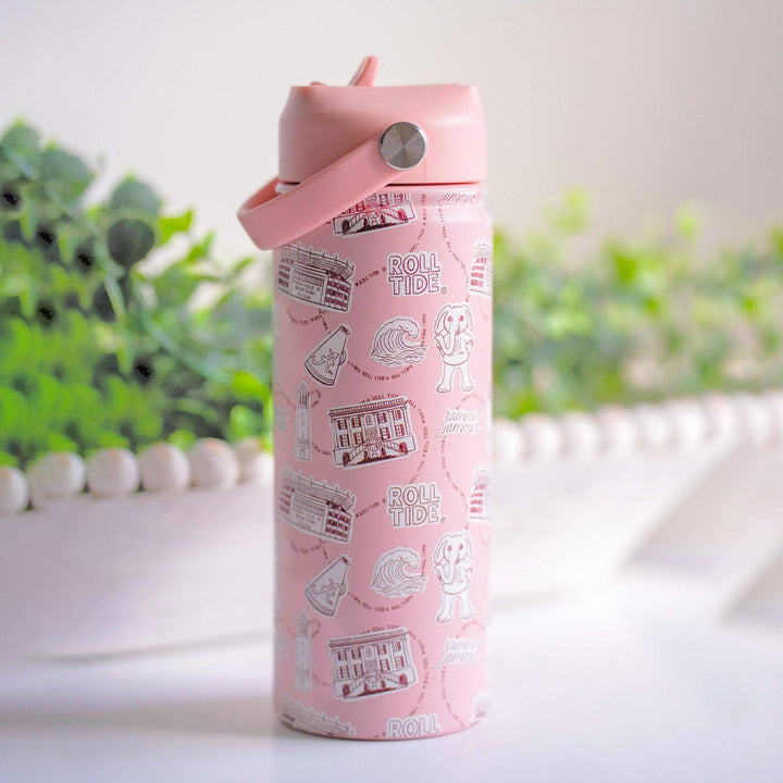 Gracefully Made Art - Alabama 18 oz Insulated Water Bottle