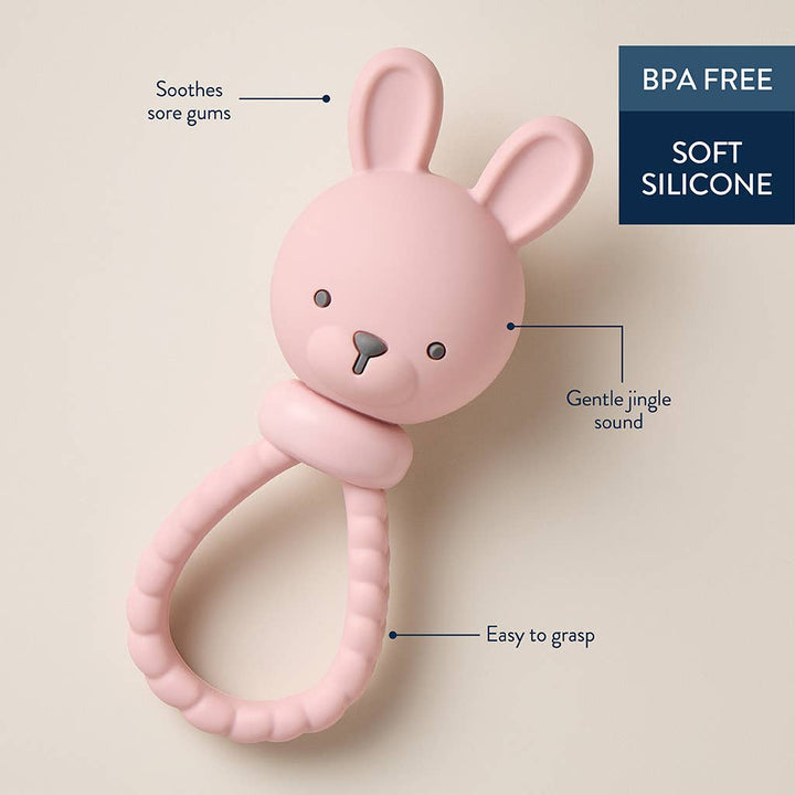 Itzy Ritzy - Pink Bunny Sweetie Rattle™