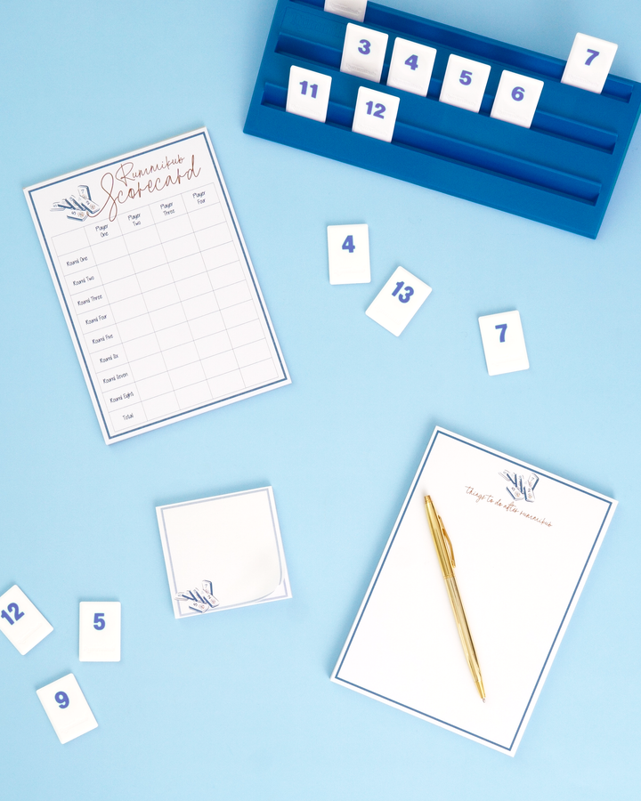 Busy Bee Gift - Rummikub Sticky Notes - 50 Sheets - 3x3 Inch Pads