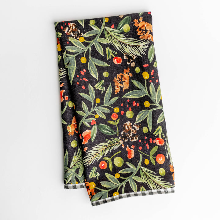 KEVA Style and Created By - Merry Berry Cotton Linen Tea Towel