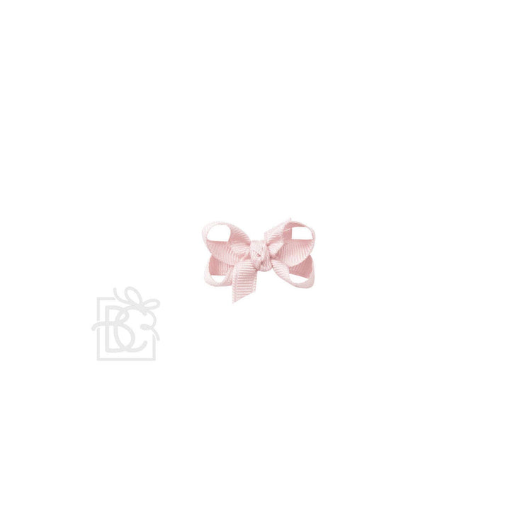 Beyond Creations, LLC - SIGNATURE GROSGRAIN BOW ON CLIP: 4.5" Large - 1.5" Ribbon on Alligator Clip / HOT PINK