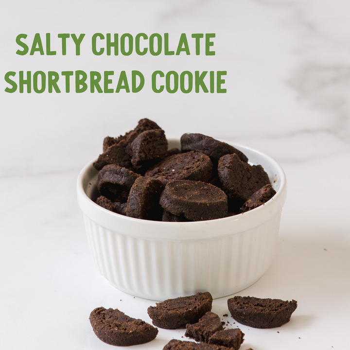 Watanut - Happy Holidays Tin: Salty Chocolate Shortbread Cookies