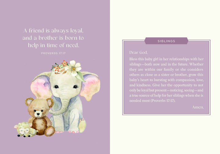 Harvest House Publishers Gift & Specialty Books - Prayers for My Baby Girl: Hardcover / English