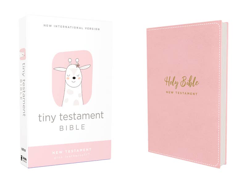 HarperCollins Christian Publishing - NIV Tiny Testament Bible, New Testament Leathersoft Pink