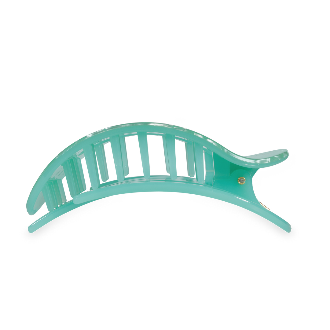 TELETIES - Flat Round Hair Clip | Large | Spring Splash