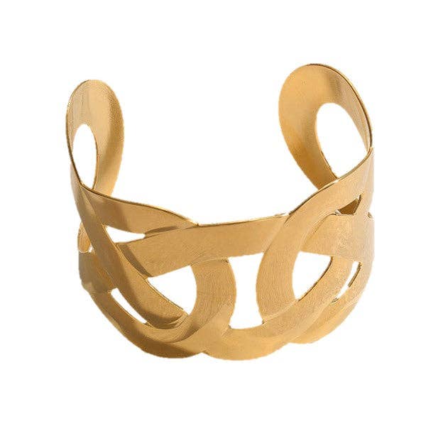 Aubrey Adele - Infinity Cuff Bracelet