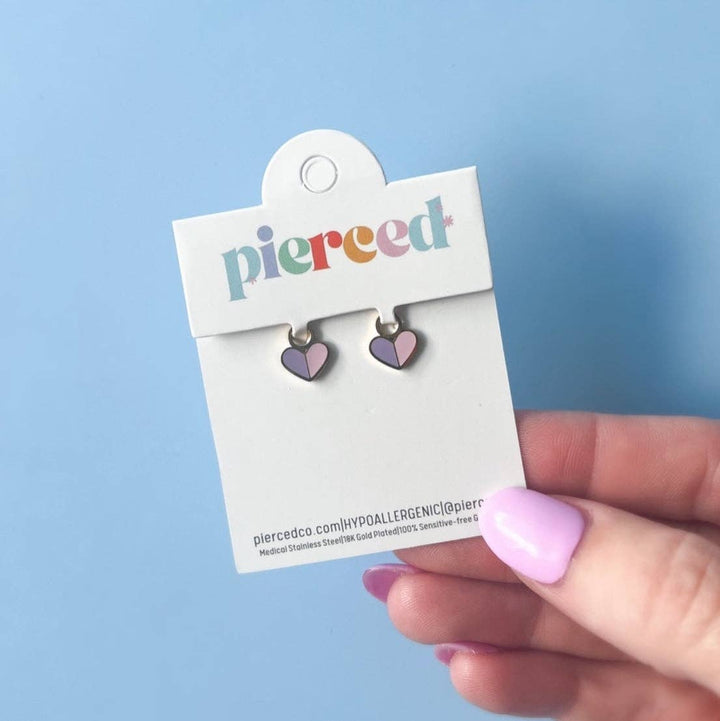 Pierced Co - Heart Duo Charms