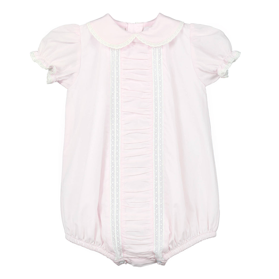 Lenora - Pleats Bubble : Pink / 9-12M