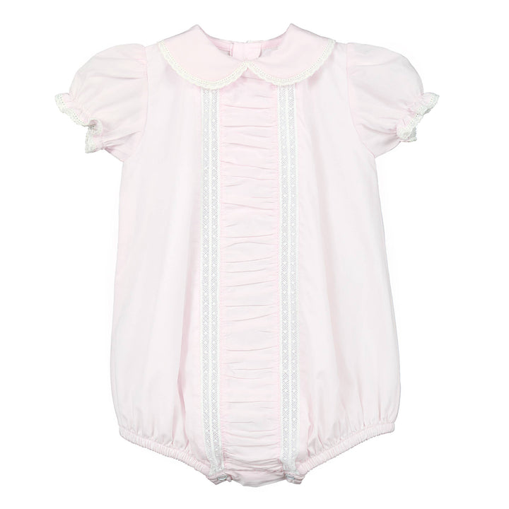 Lenora - Pleats Bubble : Pink / 9-12M