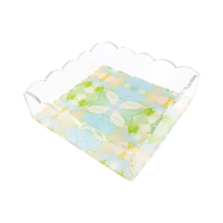 Laura Park Designs - Elephant Falls Scalloped Tray Large: Small