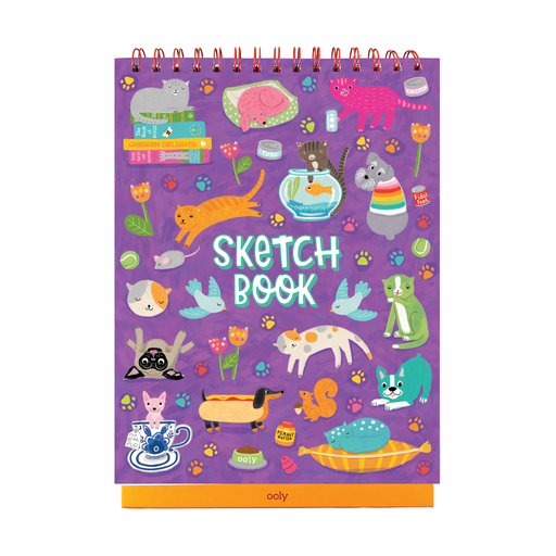 OOLY - Sketch & Show: Standing Sketchbook - Pets At Play (8" x 10.5";45 Sheets)