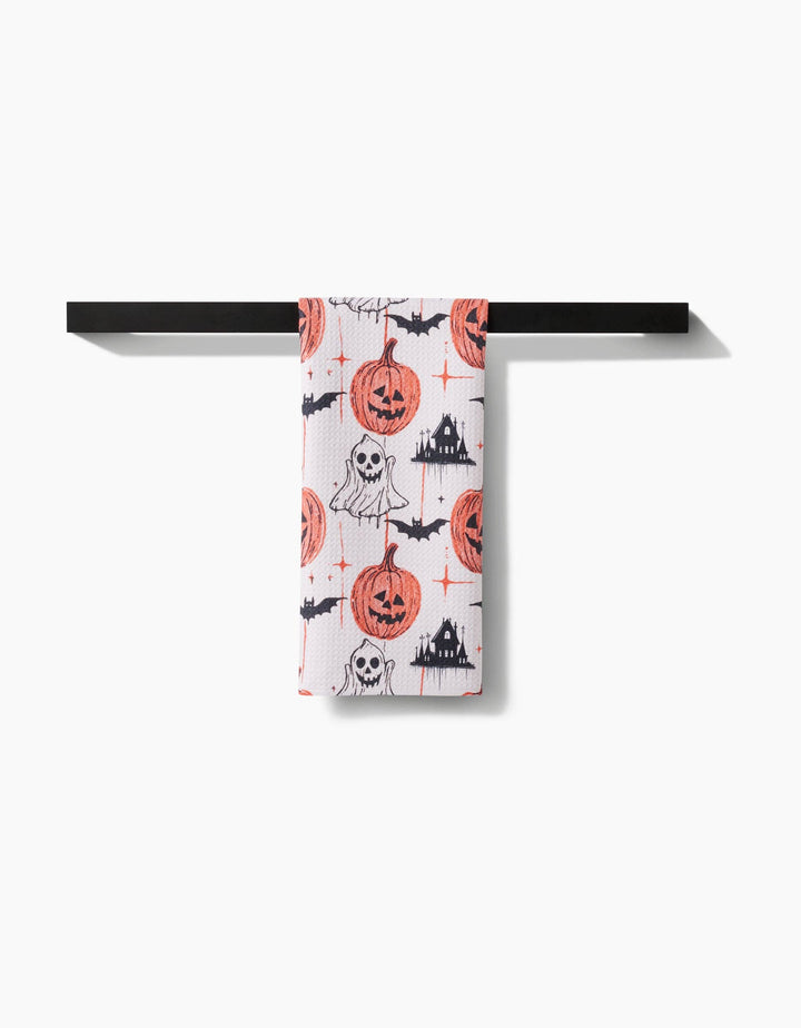 Geometry - Halloween Is Here Tea Towel