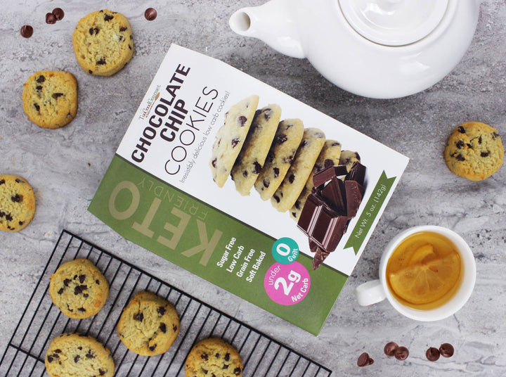 Too Good Gourmet - Keto Cookies (5oz) - Box 12 Count: Chocolate Chip Cream Cheese