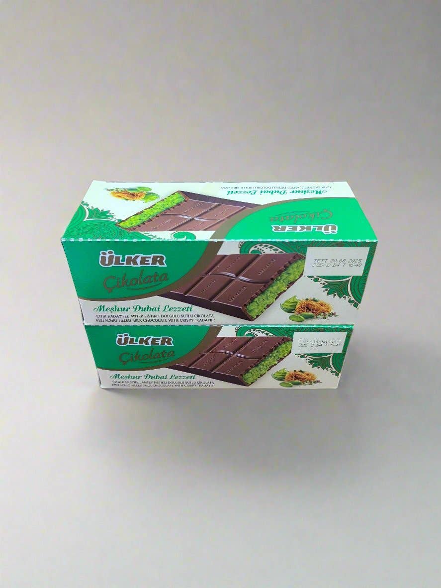 Aladdin - Ulker Dubai Chocolate: 1 Big Box (36 Pieces, 93g Each)