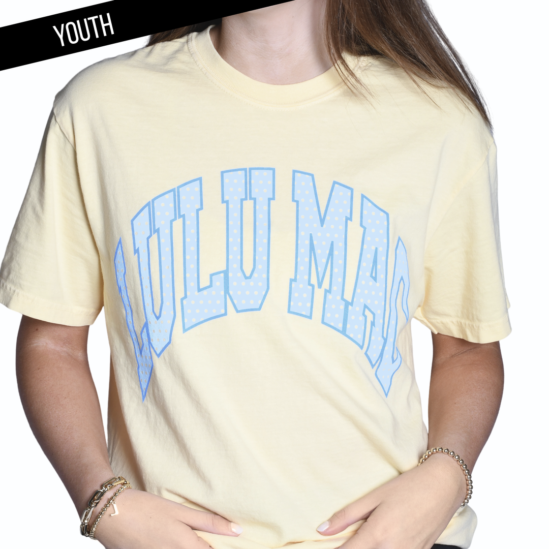 Girlie Girl Originals - KD-PD-1001 Dot Butter Youth Comfort Colors Tee: Butter / Small