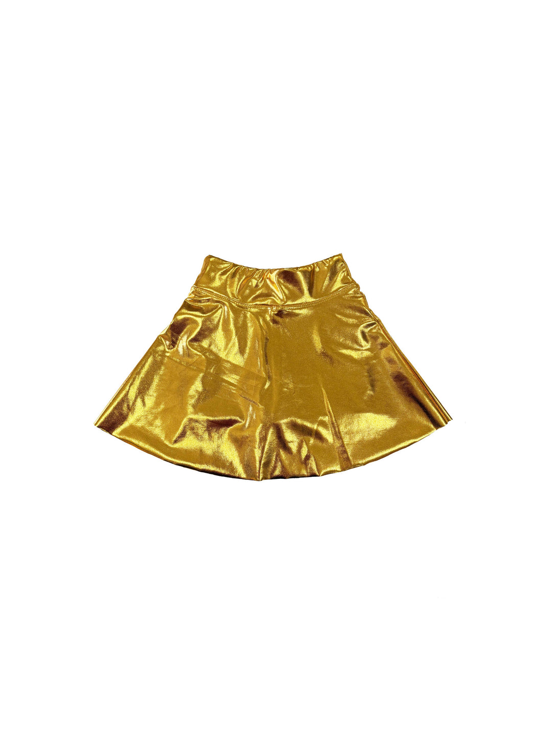 Mardi Gras Creations - Junior Metallic Skort - Gold: L/XL