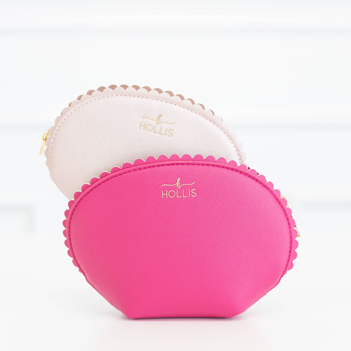 Hollis - Scallop Set: Leopard/Blush Scallop Set