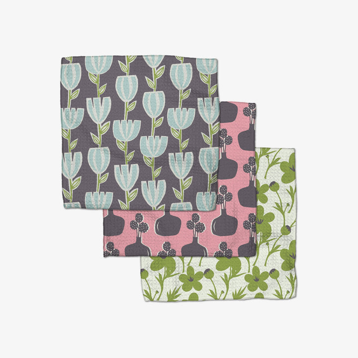 Geometry - Spring Bouquet Dishcloth