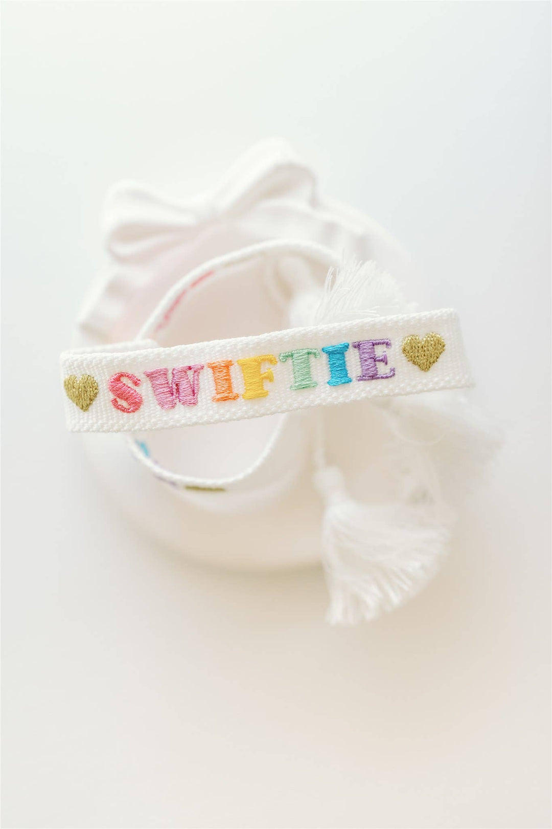 Gracefully Made Art - SALE Rainbow Swiftie Woven Bracelet