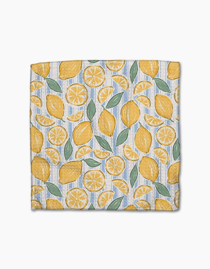 Geometry - Lemon Waves Dishcloth Set