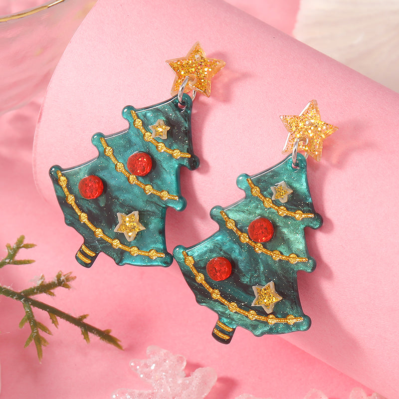 Christmas Tree Earrings