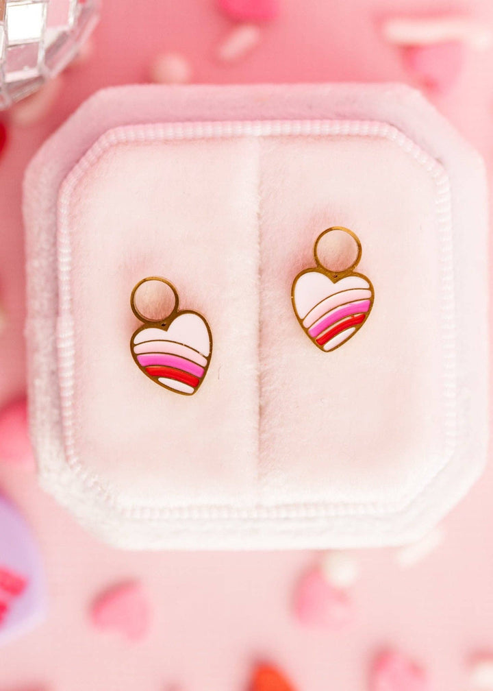 Pierced Co - Rainbow Heart Charms