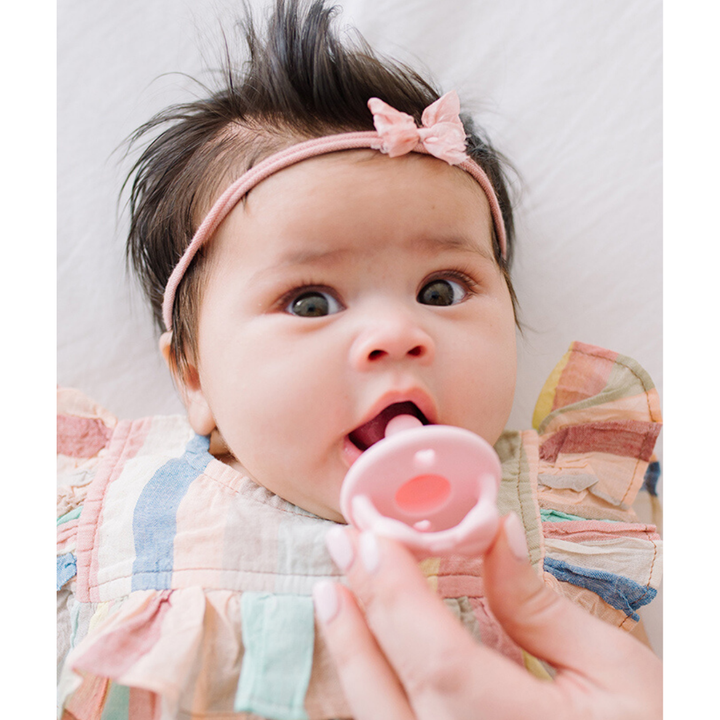 Itzy Ritzy - Sweetie Soother™ Pacifier Sets (2-pack): Robin's Egg Blue + Navy Cables