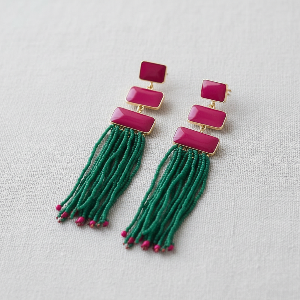 paperln - Bohemian Tassel Drop Earrings