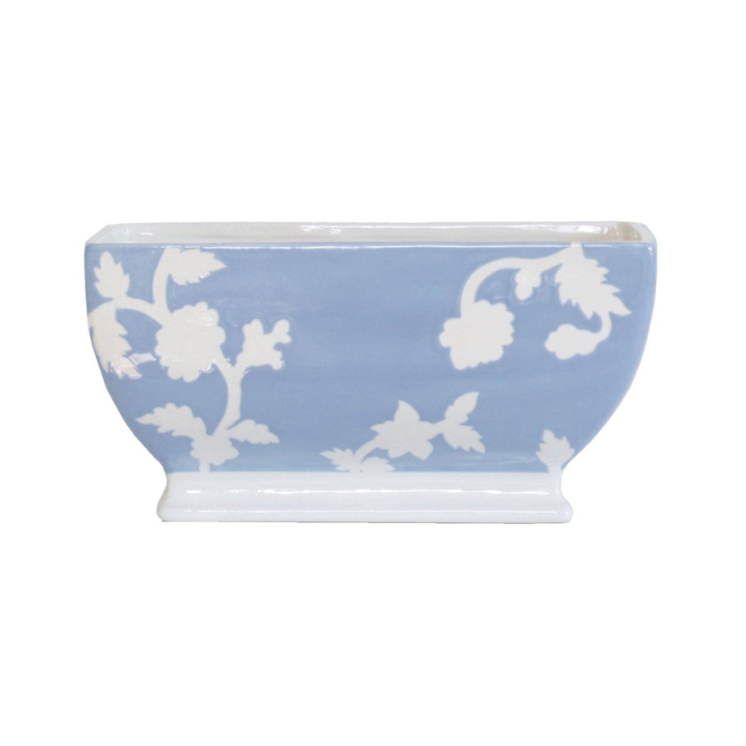 Lo Home by Lauren Haskell Designs - Chinoiserie Dreams Planter: French Blue